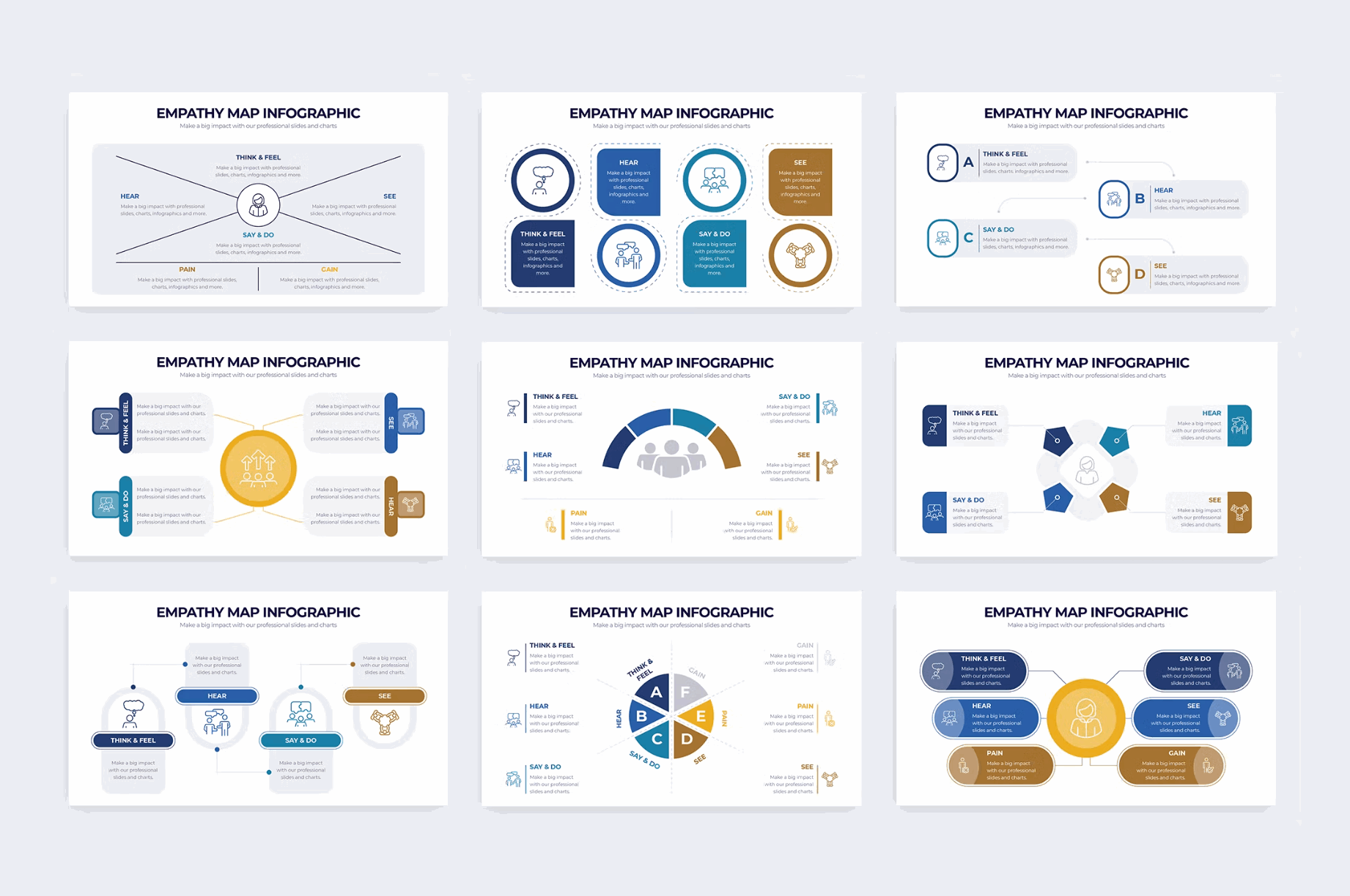 248Business Empathy Map Illustrator Infographics