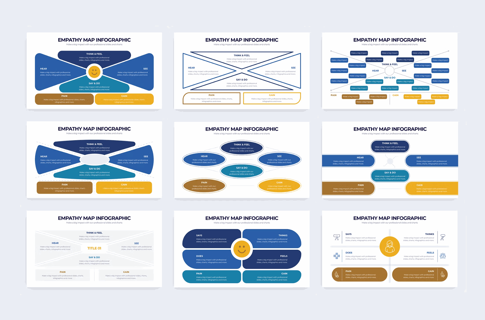 248Business Empathy Map Illustrator Infographics