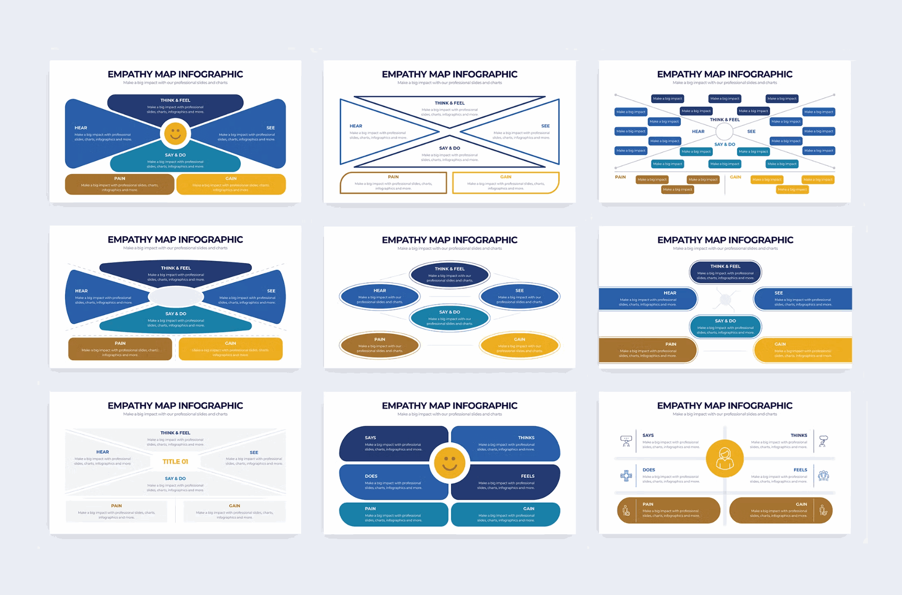 248Business Empathy Map Illustrator Infographics - whaledesign