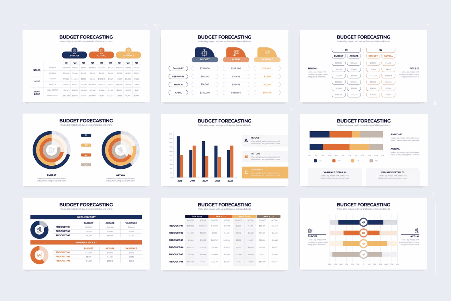 250Budget Forecasting Illustrator Infographics - whaledesign