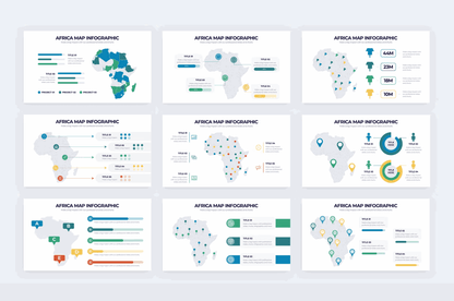 251Education Africa Map Illustrator Infographics - whaledesign