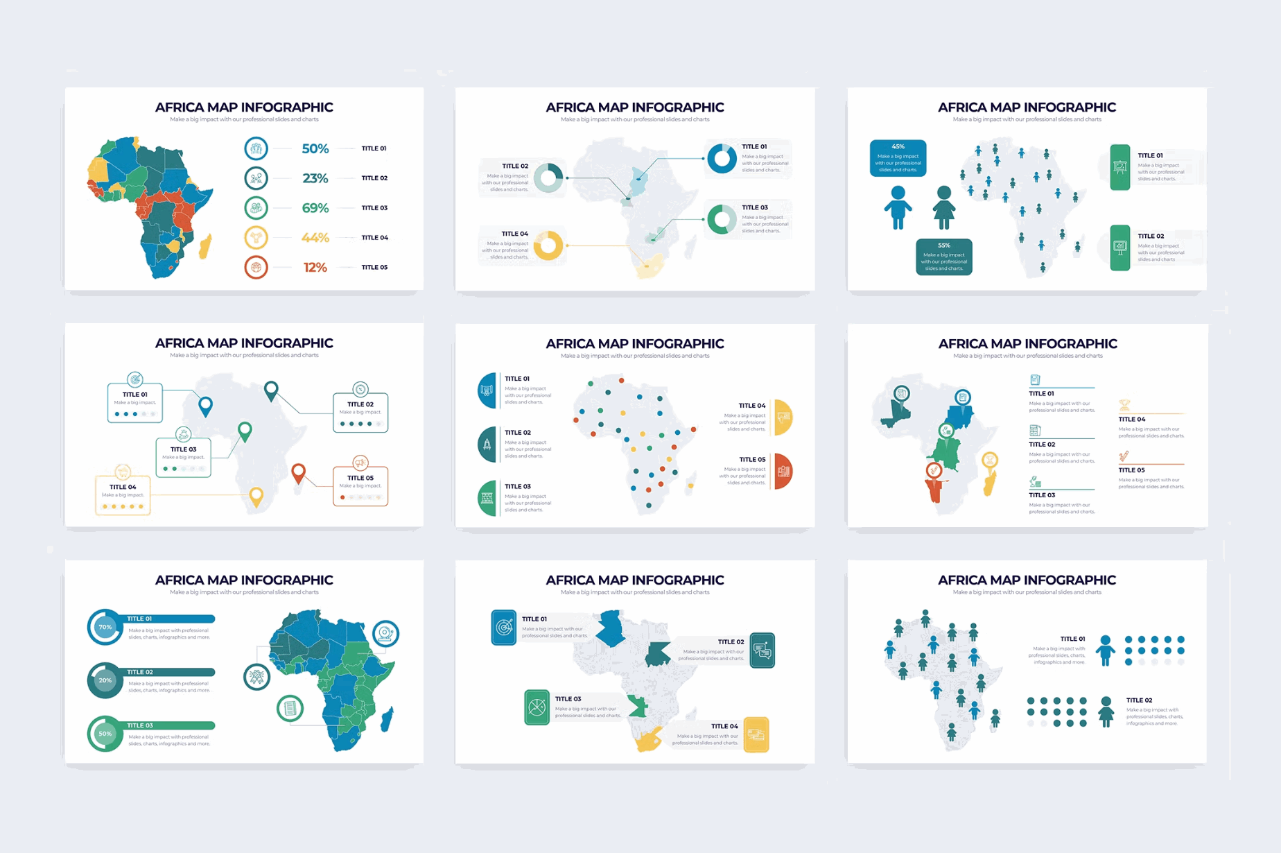 251Education Africa Map Illustrator Infographics