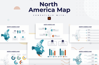 253North America Map Illustrator Infographics - whaledesign