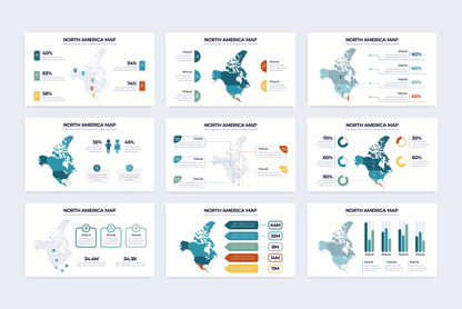 253North America Map Illustrator Infographics - whaledesign