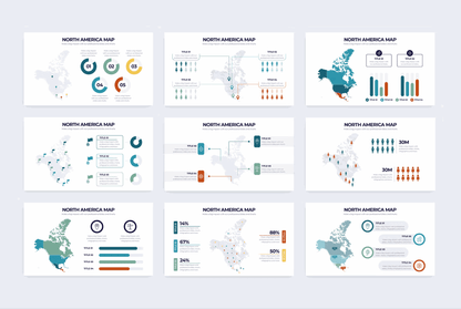 253North America Map Illustrator Infographics - whaledesign