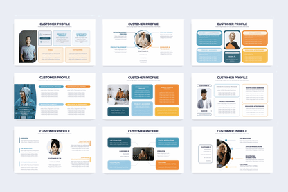 254Business Customer Profile Illustrator Infographics - whaledesign