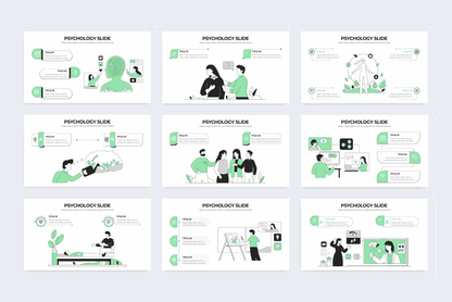 255Medical Psychology Slides Illustrator Infographics - whaledesign