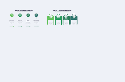 256Business Value Chain Illustrator Infographics - whaledesign