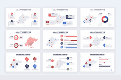 257Education Asia Map Illustrator Infographics - whaledesign