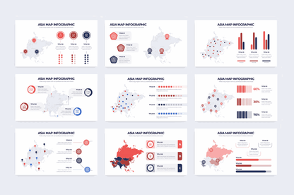 257Education Asia Map Illustrator Infographics - whaledesign