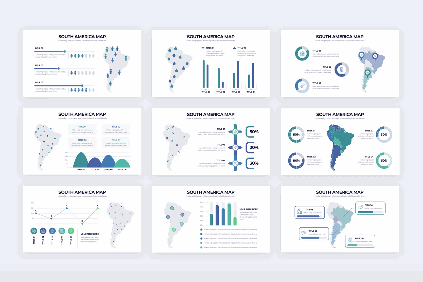 258South America Map Illustrator Infographics - whaledesign