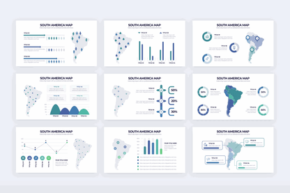 258South America Map Illustrator Infographics - whaledesign