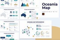 259Education Oceania Map Illustrator Infographics - whaledesign