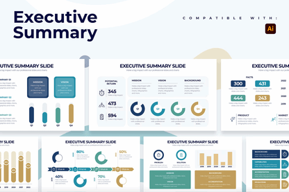 260Business Executive Summary Illustrator Infographic - whaledesign