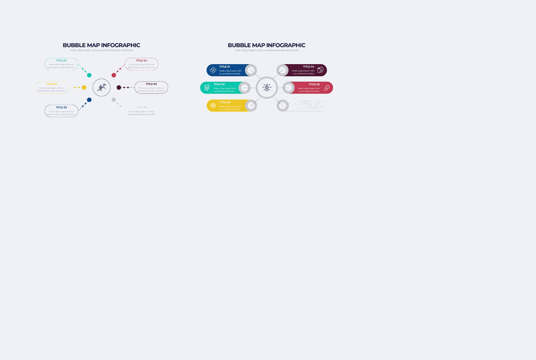 261Business Bubble Map Illustrator Infographics