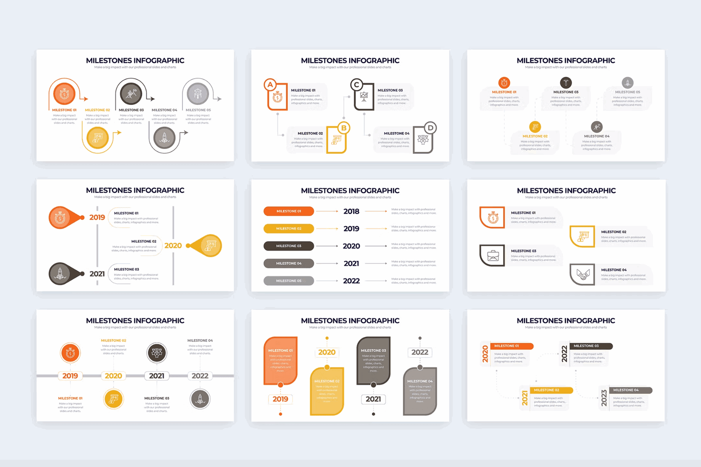 262Business Milestone Illustrator Infographics - whaledesign