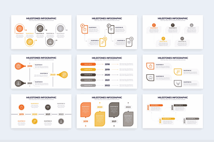 262Business Milestone Illustrator Infographics - whaledesign