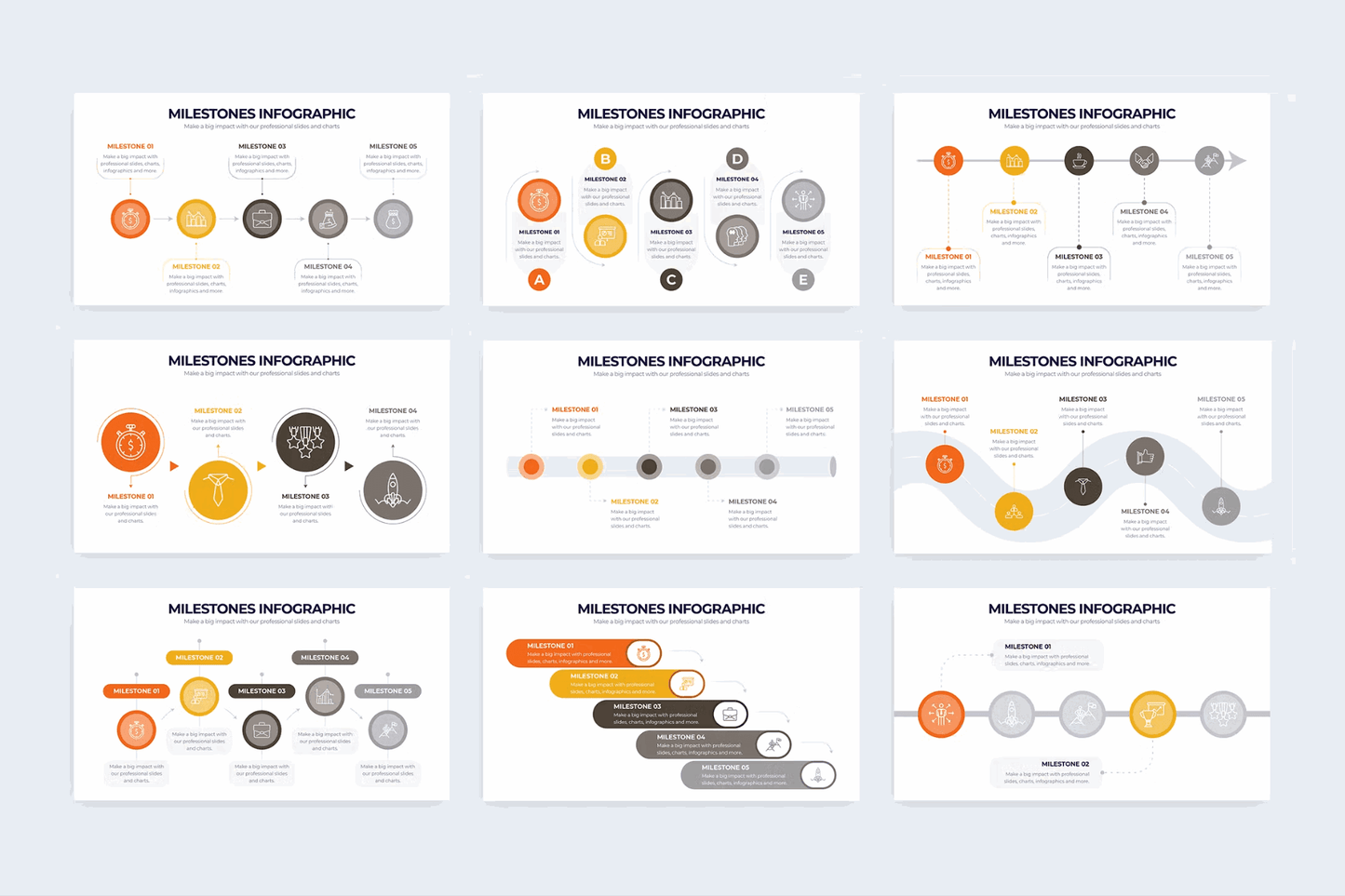 262Business Milestone Illustrator Infographics - whaledesign