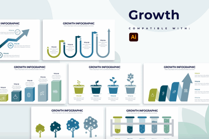 264Business Growth Illustrator Infographics - whaledesign