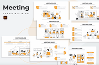 266Business Meeting Slides Illustrator Infographics - whaledesign