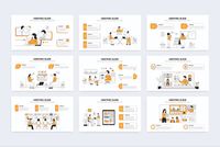 266Business Meeting Slides Illustrator Infographics - whaledesign