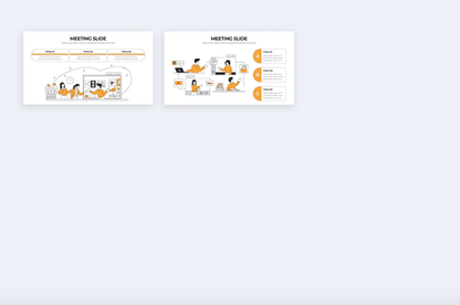 266Business Meeting Slides Illustrator Infographics - whaledesign