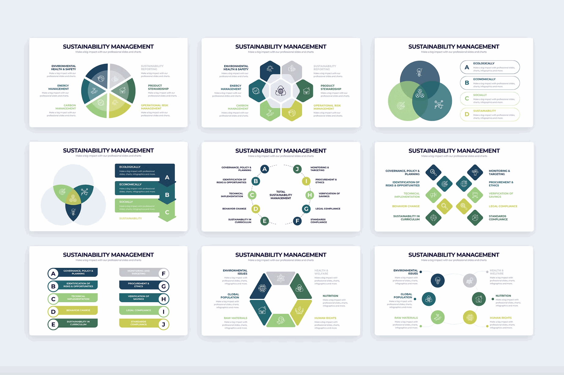 268Sustainability Management Illustrator Infographics