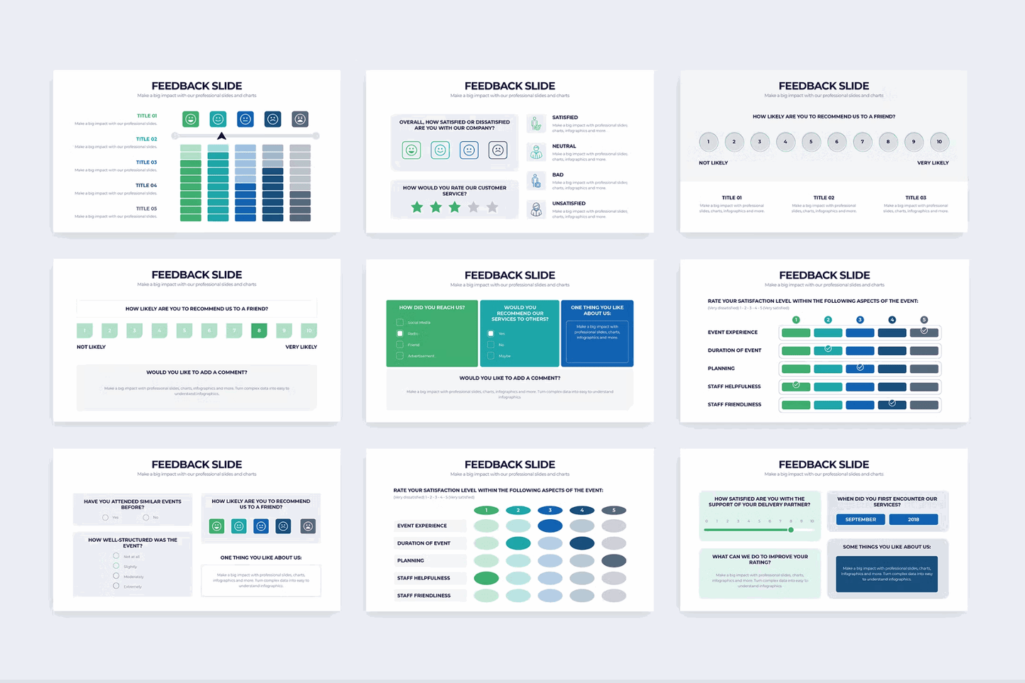 269Business Feedback Slides Illustrator Infographics - whaledesign