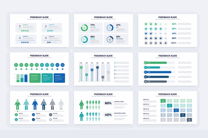 269Business Feedback Slides Illustrator Infographics - whaledesign