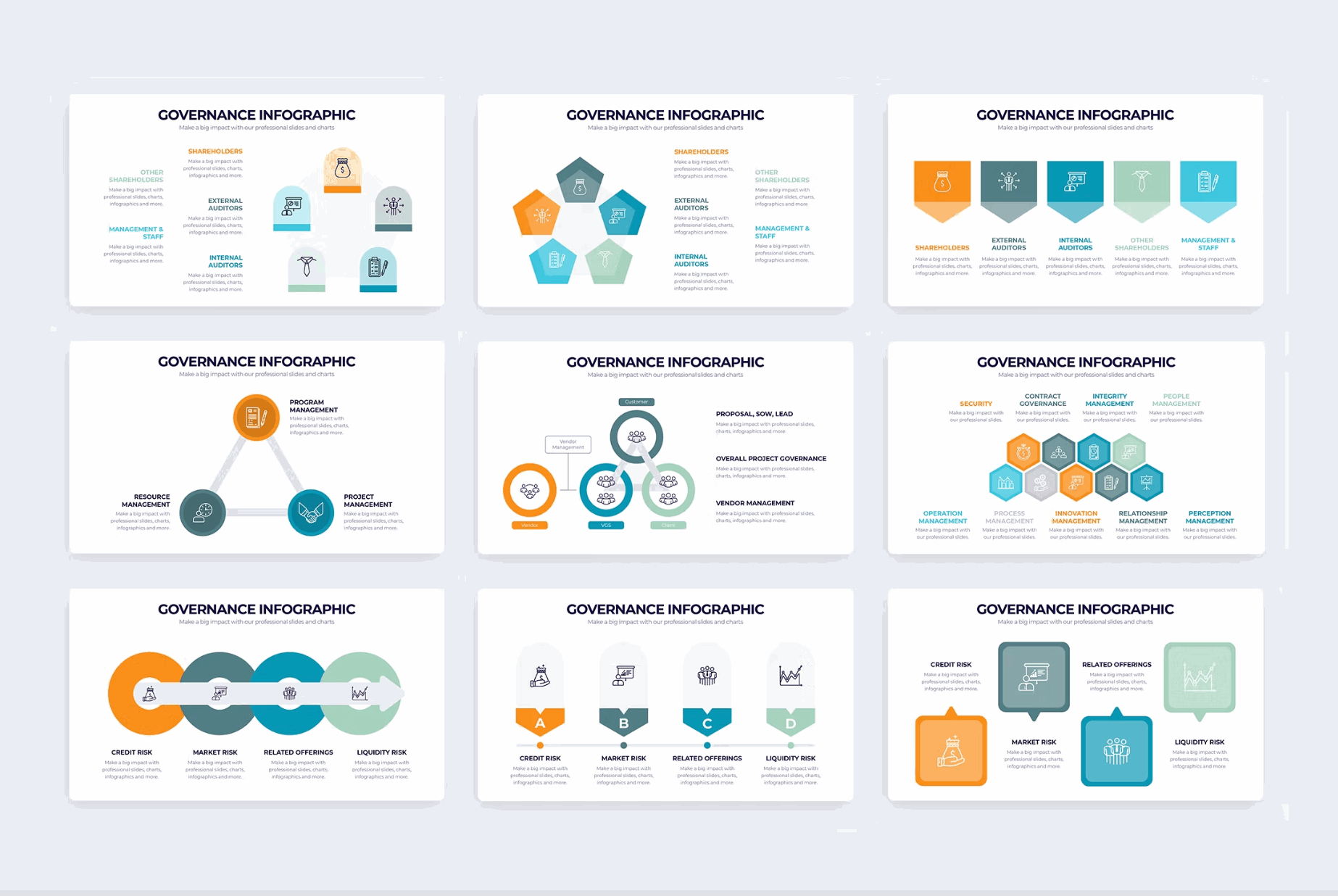 270Business Governance Illustrator Infographics