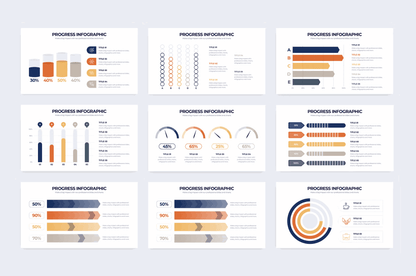271Business Progress Illustrator Infographics - whaledesign
