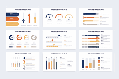 271Business Progress Illustrator Infographics - whaledesign