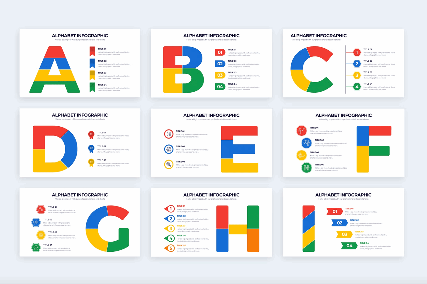 272Business Alphabet Illustrator Infographics - whaledesign