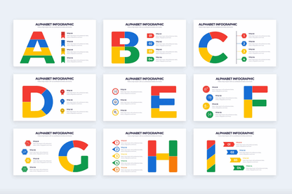 272Business Alphabet Illustrator Infographics - whaledesign