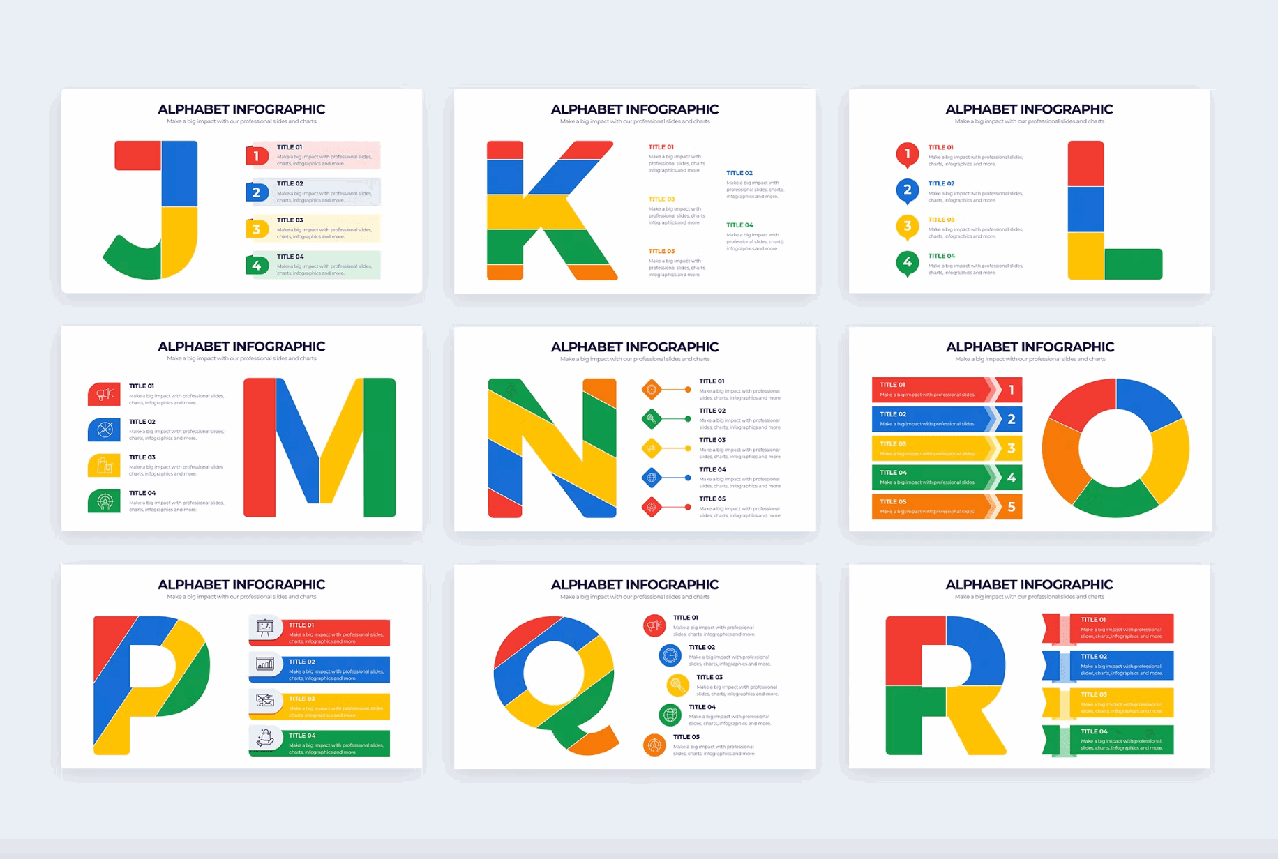 272Business Alphabet Illustrator Infographics - whaledesign