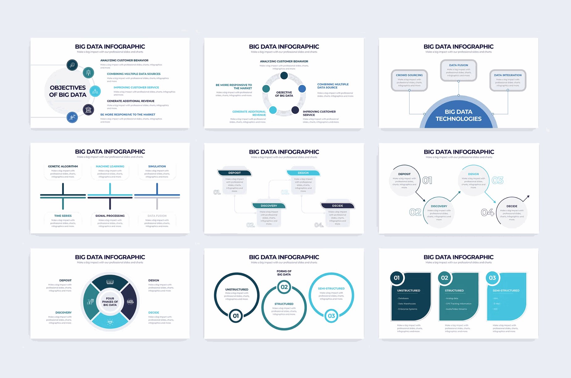 273Business Big Data Illustrator Infographics