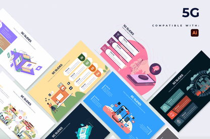 274Network 5g Illustrator Infographics - whaledesign