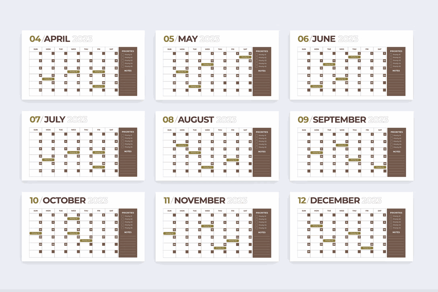 2752023 Calendar Slides Illustrator Infographics - whaledesign