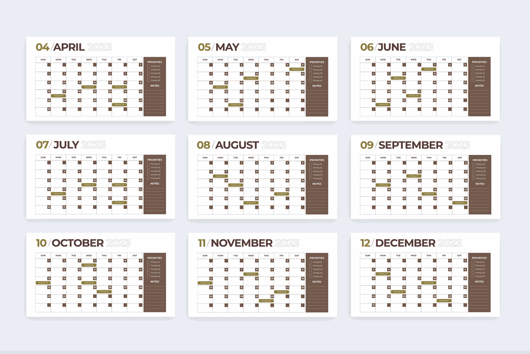 2752023 Calendar Slides Illustrator Infographics - whaledesign