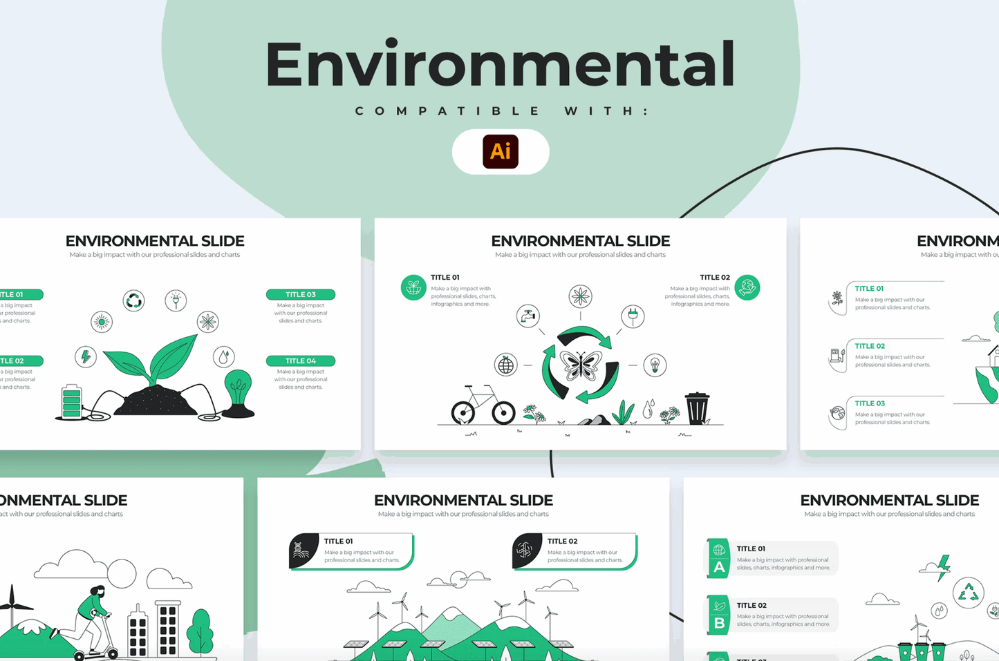 276Education Environmental Illustrator Infographics - whaledesign