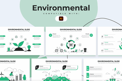 276Education Environmental Illustrator Infographics - whaledesign