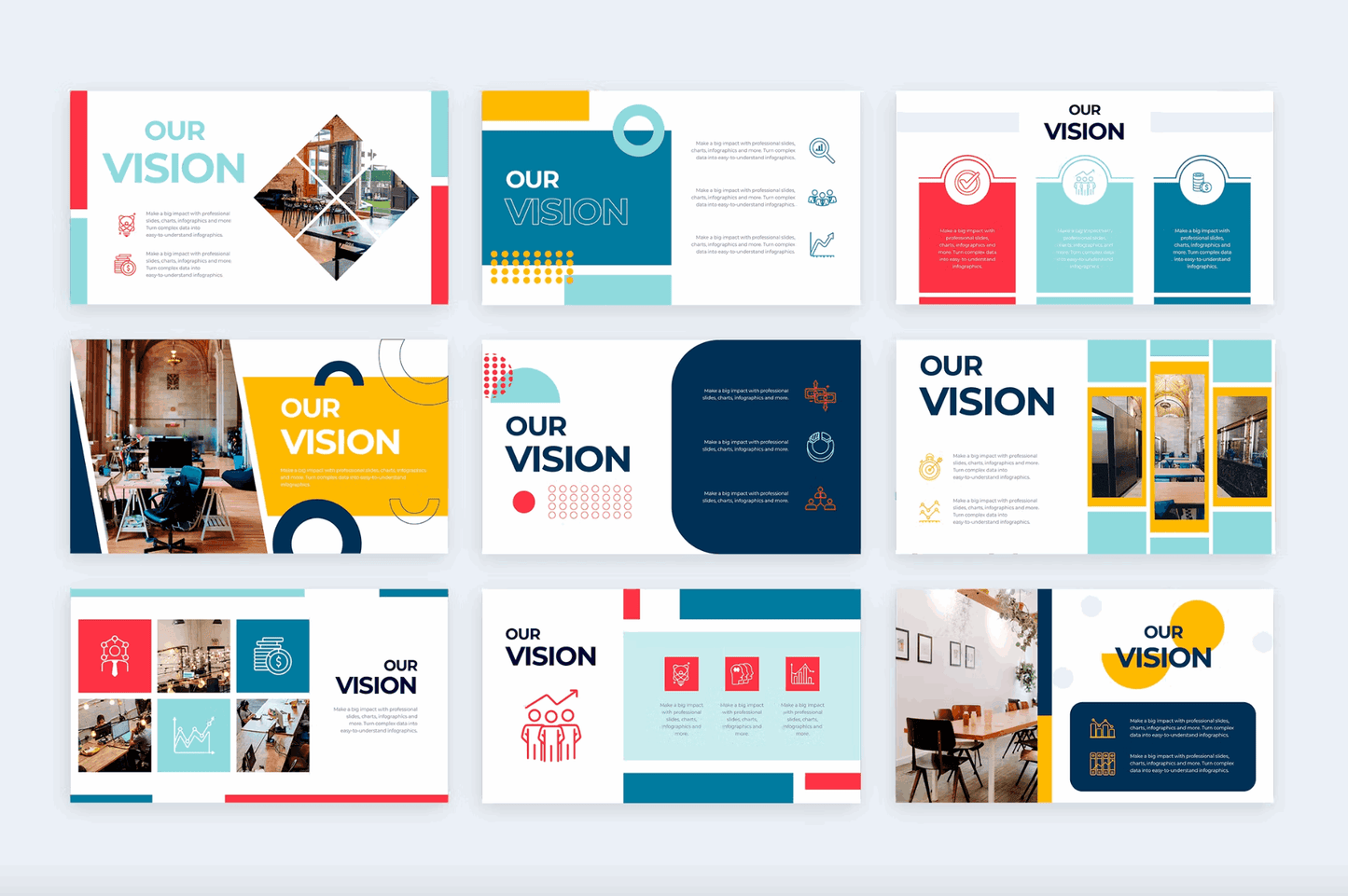 277Business Vision Slides Illustrator Infographics - whaledesign
