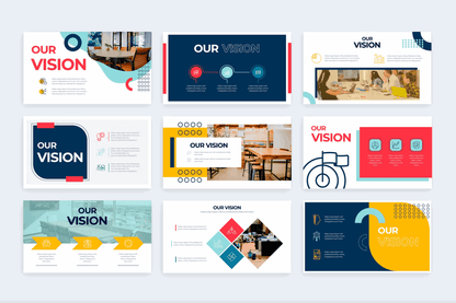 277Business Vision Slides Illustrator Infographics - whaledesign