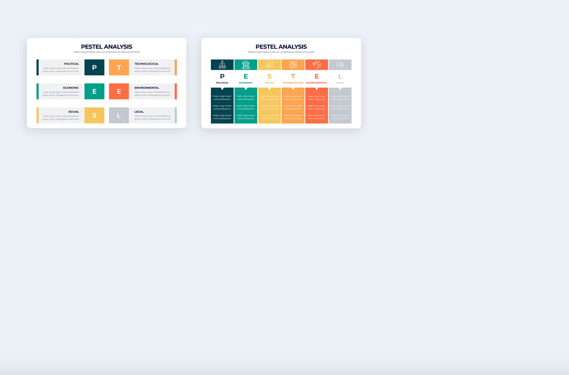 278Business PESTEL Analysis Illustrator Infographics - whaledesign