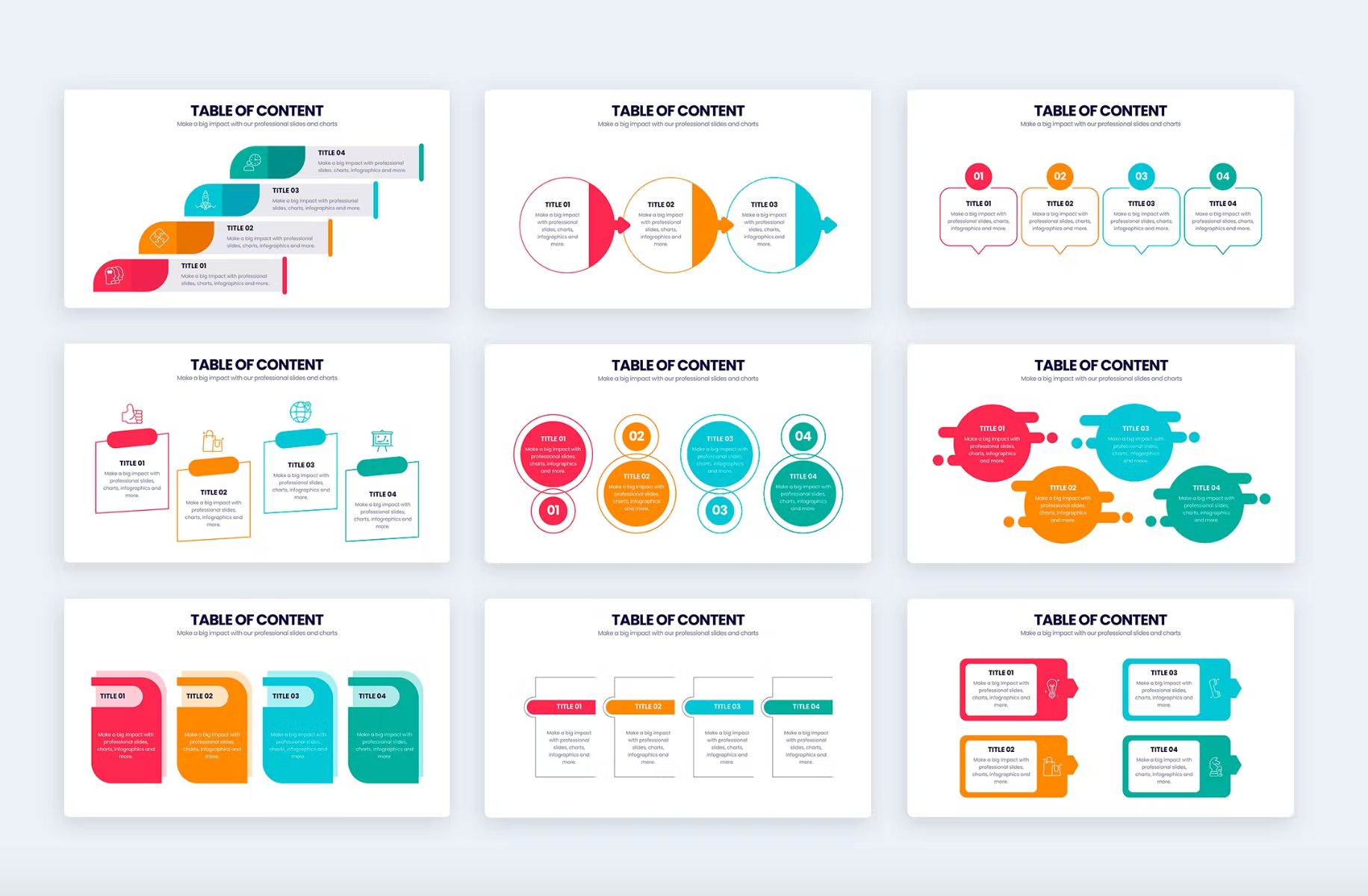 279Business Table of Content Illustrator Infographics - whaledesign