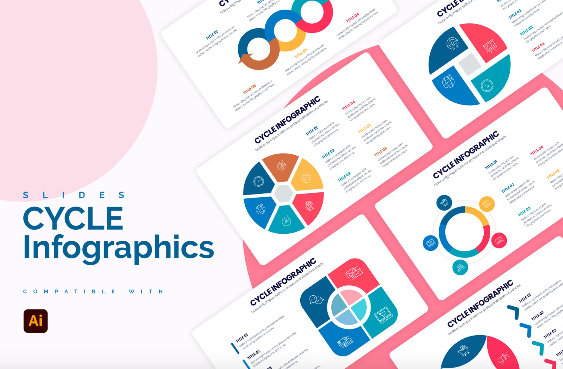 281Business Cylce Illustrator Infographics - whaledesign