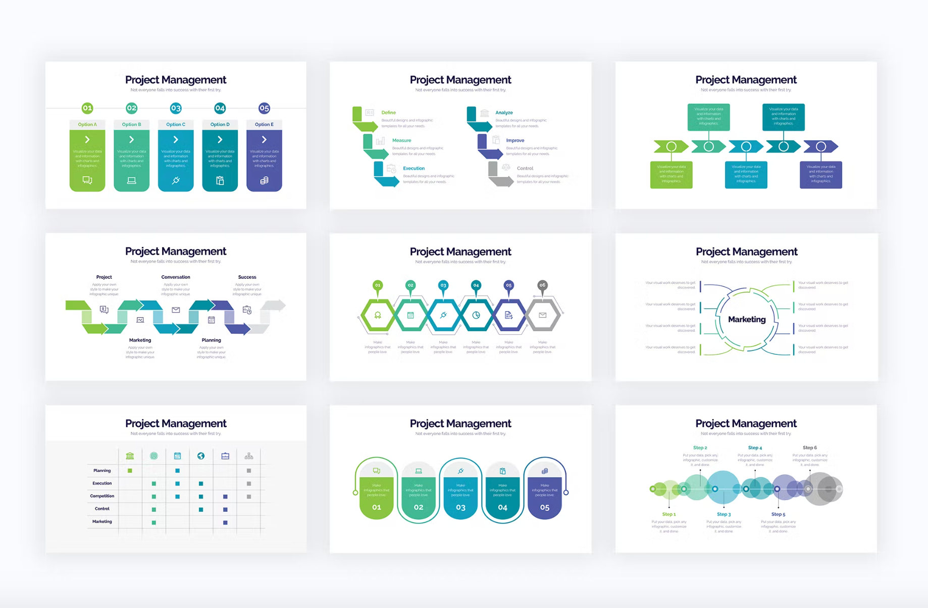 282Project Management Illustrator Infographics - whaledesign