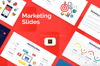286Business Marketing Slides Illustrator Infographics - whaledesign