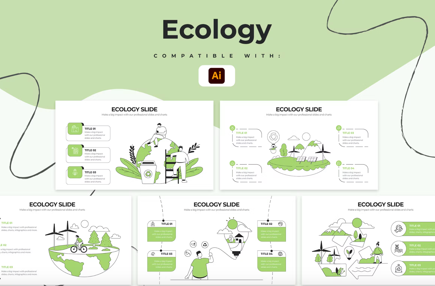 287Education Ecology Illustrator Infographics - whaledesign