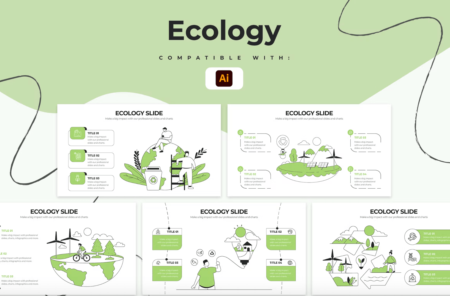 287Education Ecology Illustrator Infographics - whaledesign